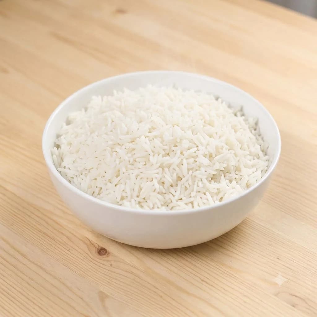 Plain Rice prepared by FEEDARR