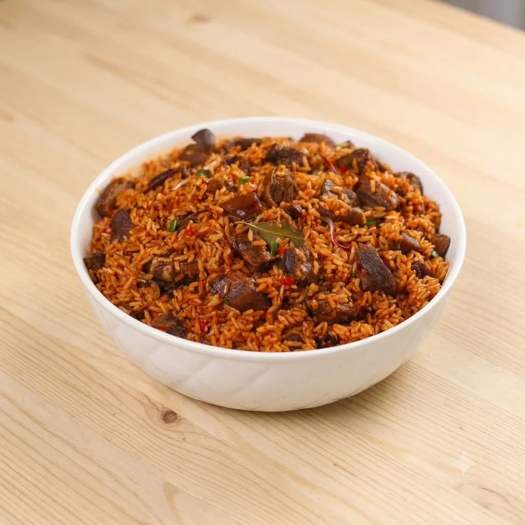 Asun Rice menu presentation