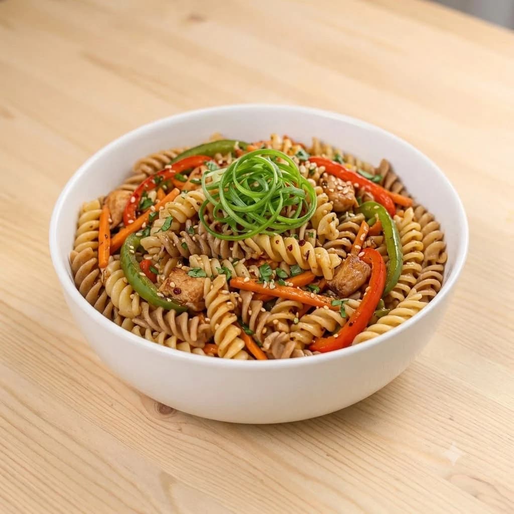 Stir Fry Fusilli prepared by FEEDARR