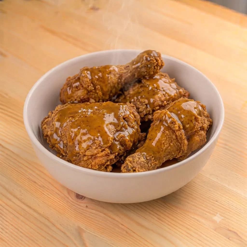 Fried Chicken prepared by FEEDARR