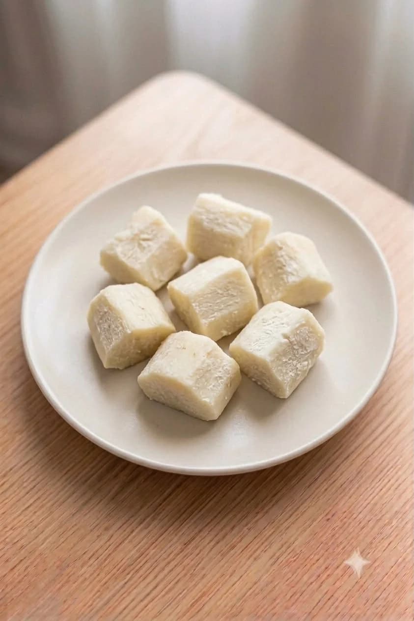 Boiled Yam prepared by FEEDARR
